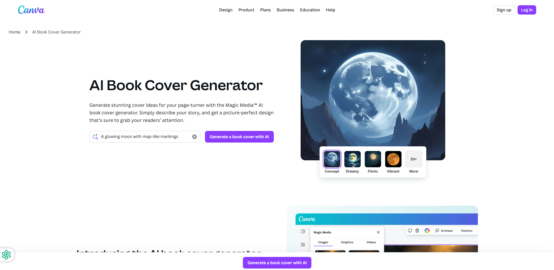 Free Canva AI Book Cover Generator 2025 Free Canva AI book cover generator for 2025 showing template library