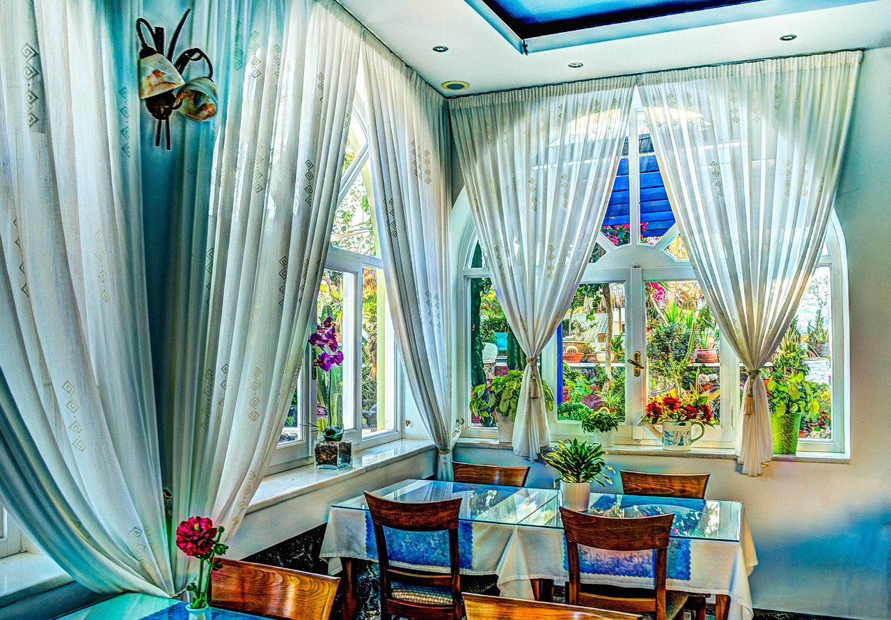 AI-generated elegant dining room design with modern furnishings