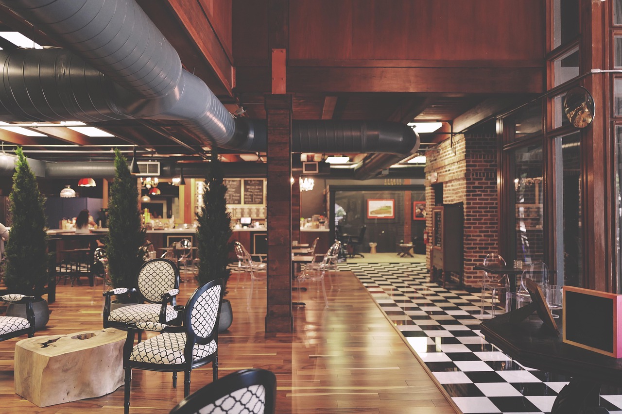 Restaurant with well-arranged seating and comfortable dining layout
